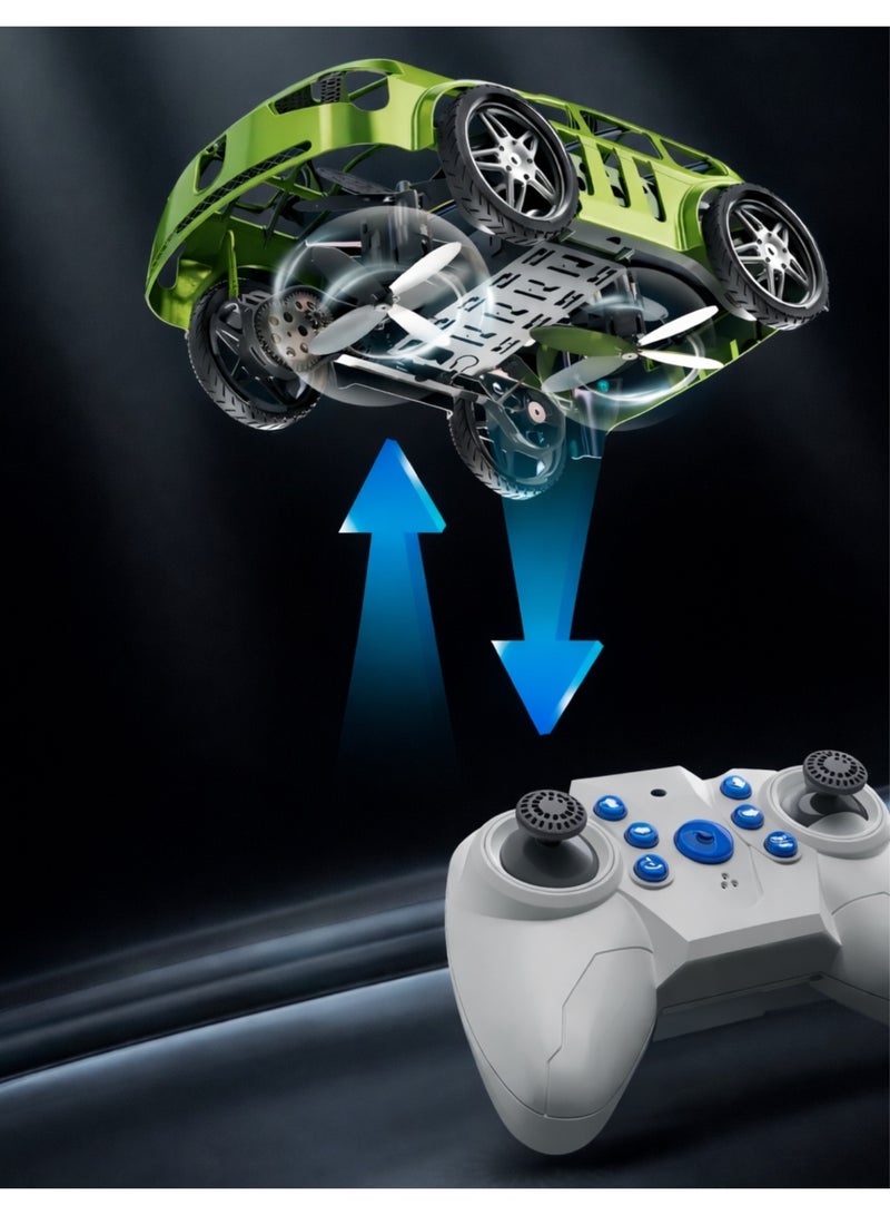 BEAST 2-in-1 RC Flying Car Toy | Land & Air Dual Mode | 2.4GHz Remote Control | LED Lights | One-Key Takeoff & Landing - Image 4